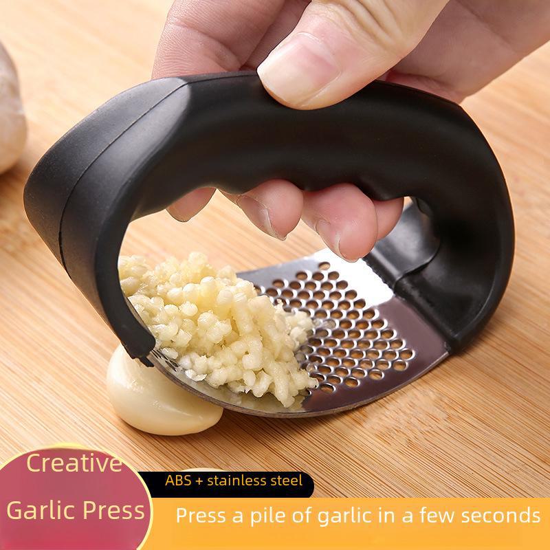 Stainless Steel Manual Garlic Press and Masher