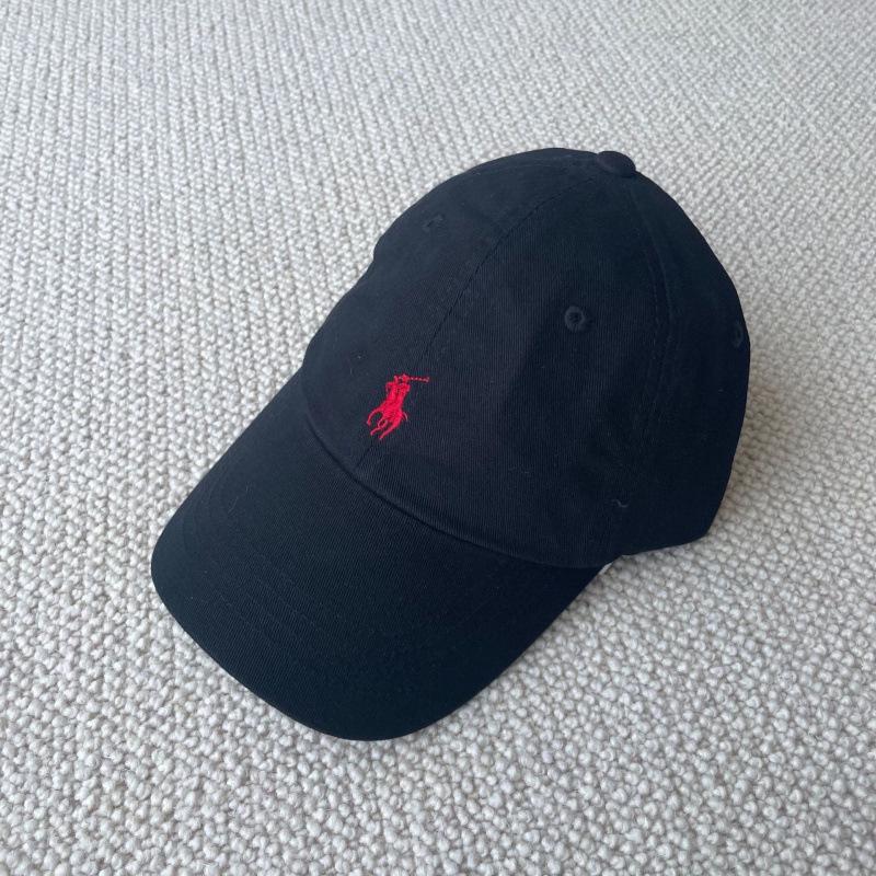 Бейсболка из 100% хлопка Ruff Duck Tongue для мужчин и женщин - Черная с красной этикеткой