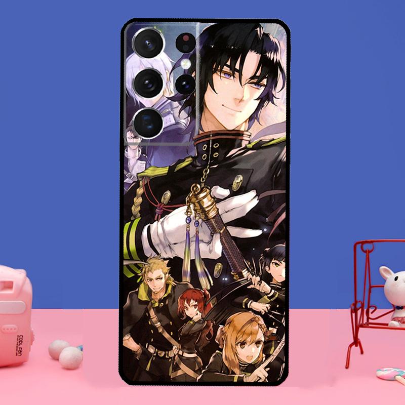 Anime Owari No Seraph Of The End Case For Samsung Galaxy S21 S22 Ultra S20 FE S8 S9 S10 Note 10 Plus Note 20 Ultra Coque