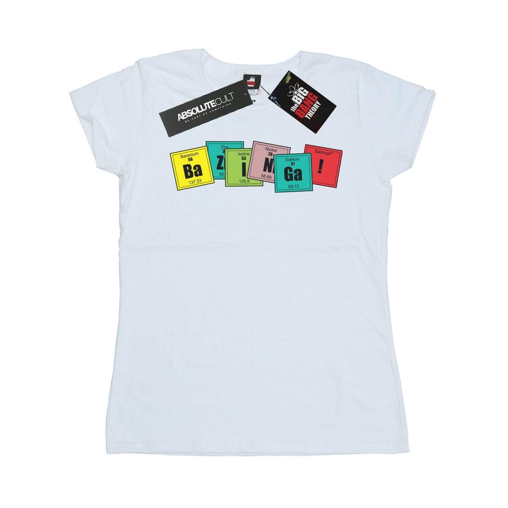 The Big Bang Theory Womens/Ladies Bazinga Elements Cotton T-Shirt