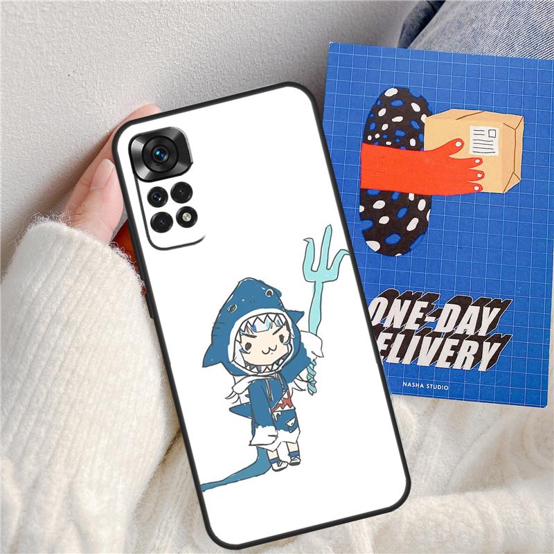 Аниме Hololive Gawr Gura Чехол для Xiaomi Redmi Note 11 9 10 12 13 14 Pro 9S 10S 11S 12S Redmi 13C 10C 12C 14C