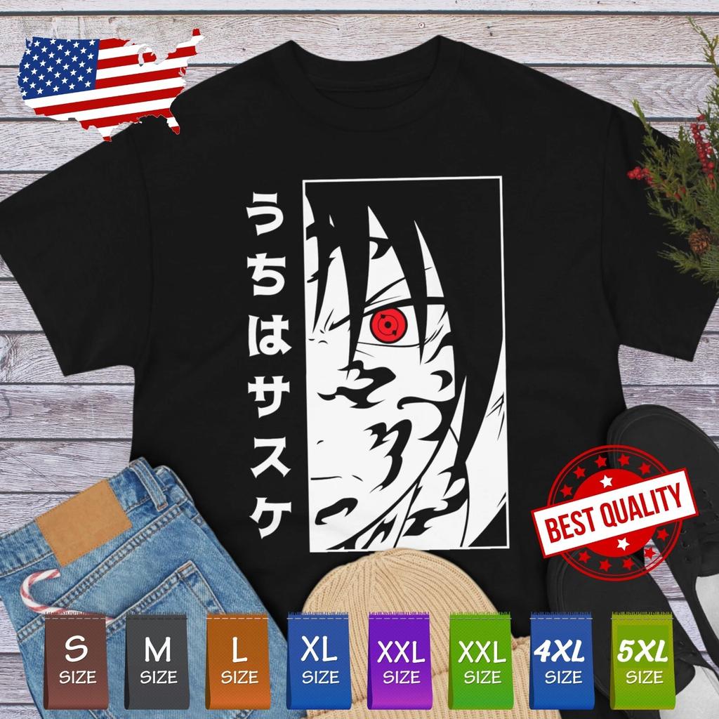 Sasuke Uchiha T Shirt Naruto Anime Clothing Manga Tee Cosplay Japanese Itachi