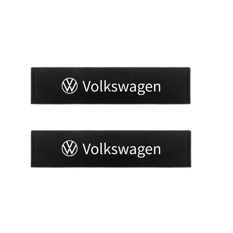 For VOLKSWAGEN VW Soft Car Seat Belt Shoulder Pads Safety Headrest Neck Pillow Suit For VW Volkswagen Golf Polo Passat Jetta pas