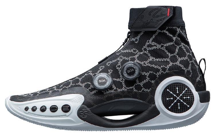 Мужские кроссовки Li-Ning Way Of Wade 9 Черный Белый Белый/Черно-Серый