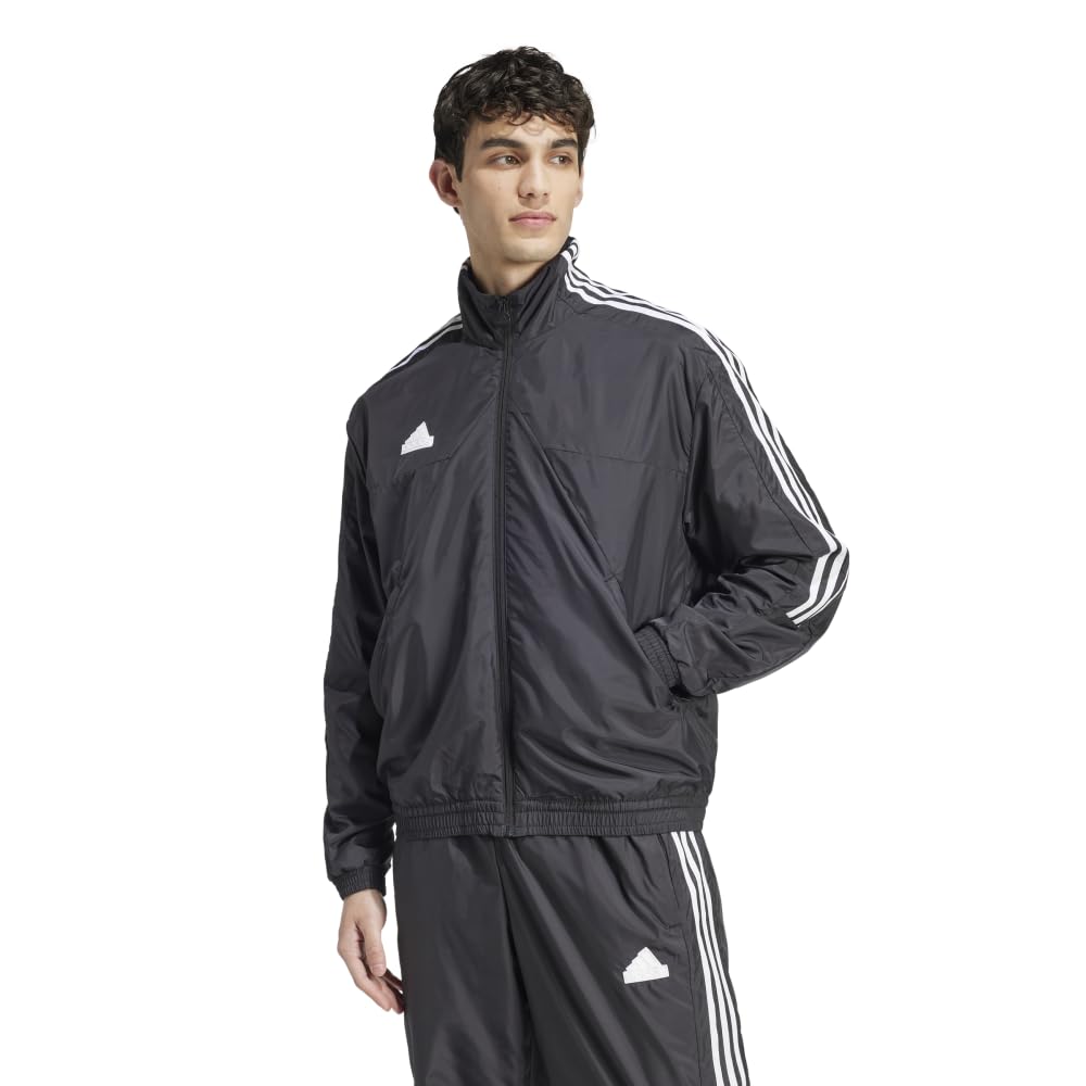 Adidas Men's Tiro Woven Jersey Jacket, JUE06, Black (IX1349), Size S