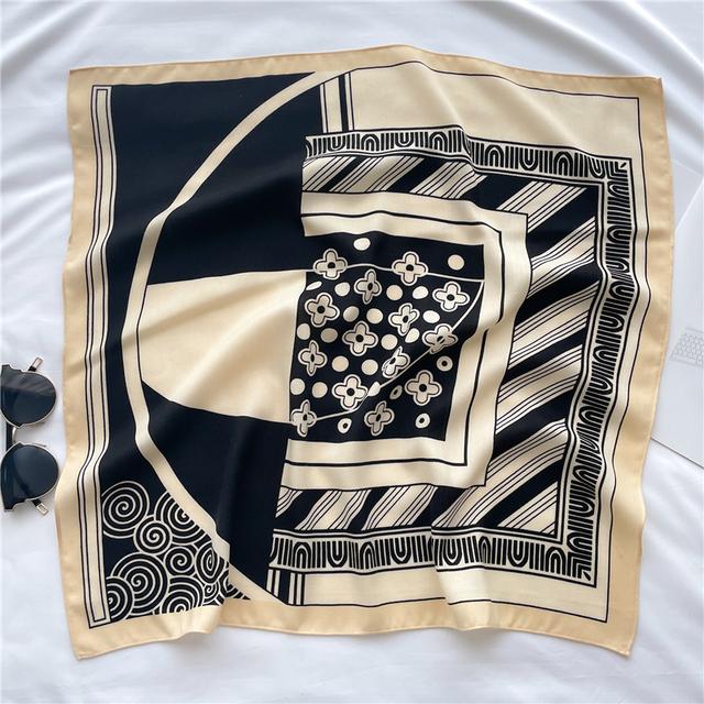 Дизайнерский велюровый квадратный шарф для женщин, шейный платок, галстук, модный маленький клетчатый шарф для волос на запястьях, новый платок, бандана 