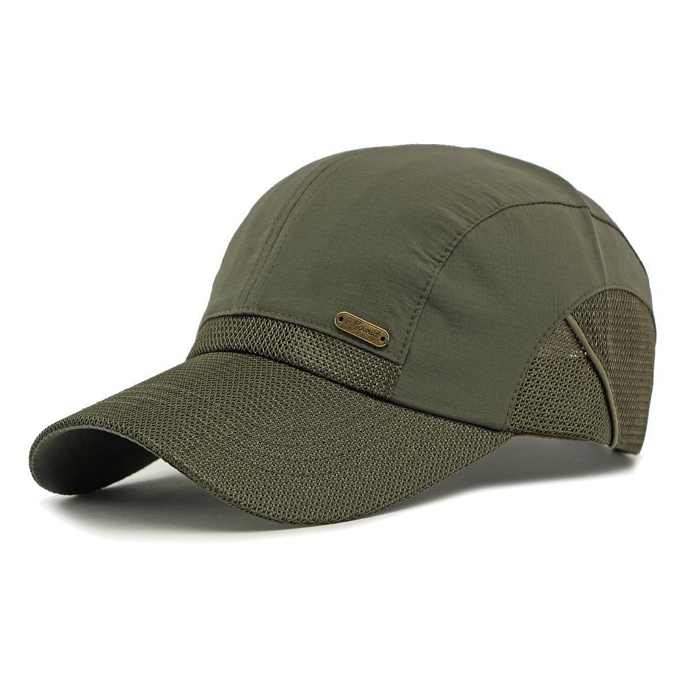 Летняя Бейсболка Мужская Женская Дышащая Snapback Повседневный Козырек Весна На Открытом Воздухе Спорт Быстросохнущая Кепка-Защита от Солнца Тракер