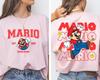 Футболка из серии Super Mario для мужчин и женщин, новая, летняя, хлопковая, стиль Y2K, модная, повседневная, оверсайз, с коротким рукавом, одежда для стритвира