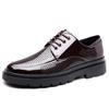 Модная мужская обувь больших размеров Модные кожаные туфли с перфорацией Роскошные деловые повседневные туфли Дышащие сандалии Оксфорды Туфли для платья для мужчин