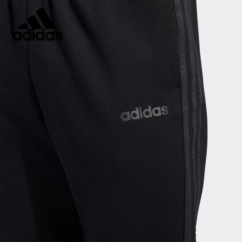 adidas M 3S FL PT JG Sports Lifestyle Series эластичные манжеты однотонные повседневные трикотажные брюки мужские брюки черные FL4844