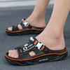 Летние мужские массажные тапочки для дома и улицы, сандалии для пляжа, удобные мягкие шлепанцы, сабо, повседневная обувь для мужчин и женщин, домашние тапочки