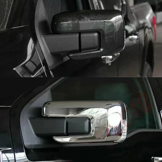 Для Ford F-150 F150 Raptor 2024 ABS Черный Рамка Зеркала Заднего Вида Двери Накладки Молдинг Авто Стайлинг Аксессуары