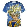Anime Dragon Ball Son Goku 3D Print Kids Summer Fashion Casual Unisex Children's Clothing Tshirt Tops