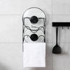 Iron Pot Lid Storage Rack Wall Hanging Pan Cover Storage Holder Cutting Board Holder  Cabinet