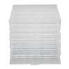 120 Grids Clear Storage Box 5 Layers Detachable Drawers Jewelry Container Case for Earring