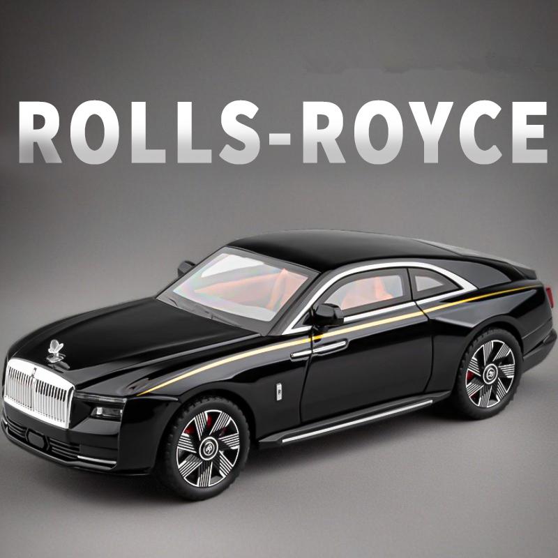 1/24 Rolls Royce Spectre Alloy Luxy Car Model Diecast Metal New Energy Car Vehicles Model Sound and Light Boys Toy for Kids Gift