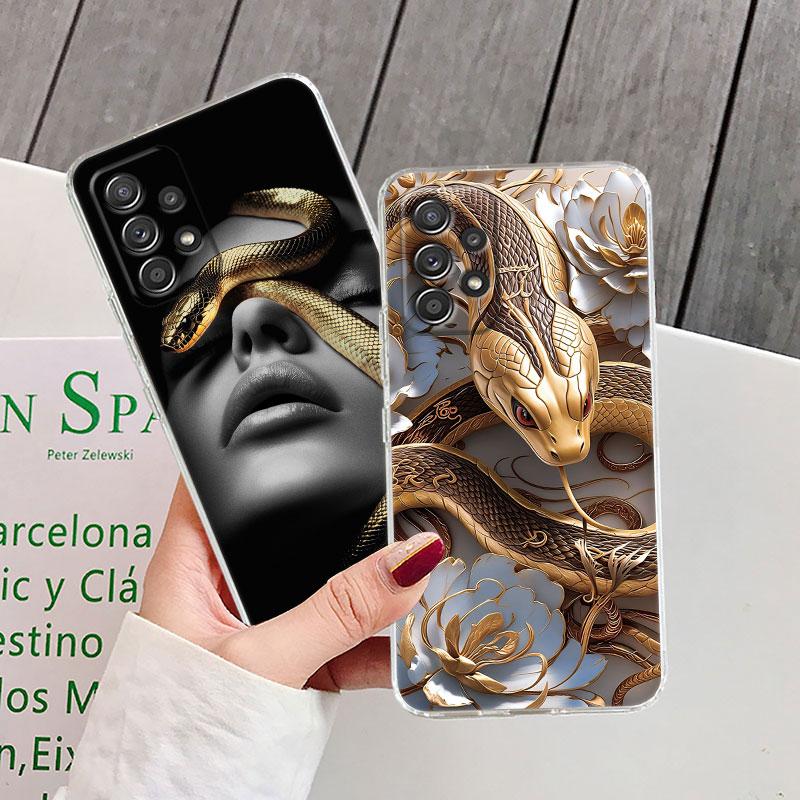Чехол для телефона Snakes and Women Прозрачный Мягкий Для Samsung Galaxy A56 A57 A37 A55 A54 A36 A35 A26 A25 A16 A17 A07 A52 A34 A73 A21s