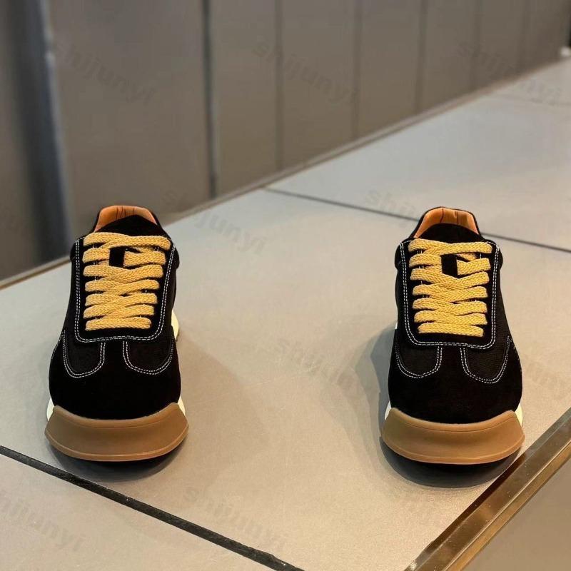 Мужская повседневная спортивная обувь 2025 Осень Удобная Нескользящая Обувь для спорта на открытом воздухе Качественная Мягкая подошва Модная Шнуровка Кроссовки для бега