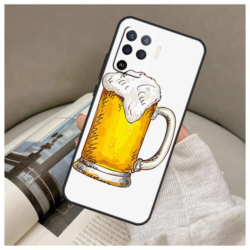 Кейс-пивная кружка для Oppo A16 A76 A96 A60 A98 A58 A78 A18 A38 A80 A40 A77 A57 A17 A74 A54 A94 A15 A5 Pro