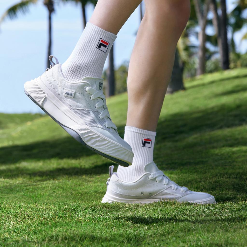 Fila Fosso Повседневная обувь Удобная Прочная Низкие парусиновые кеды Мужские кроссовки Серый F12M422304FVA