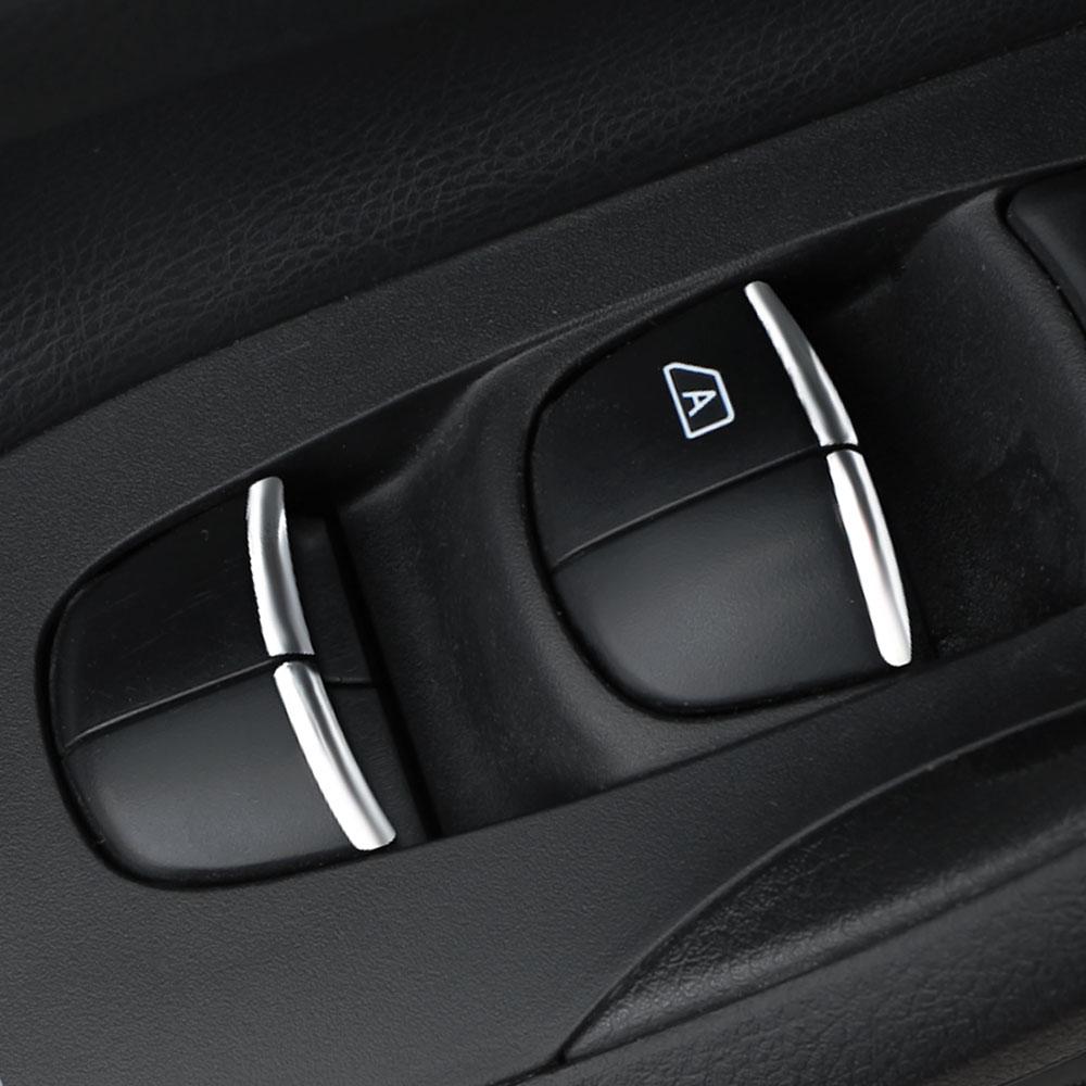 7Pcs/Set ABS Chrome Car Door Window Switch Lift Button Cover Trim Sticker for Nissan Qashqai J11 2016 - 2020