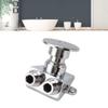Brass Construction Bathroom Faucet Water Saving Tap Pedal Foot Pedal Valve Bathroom Basin
