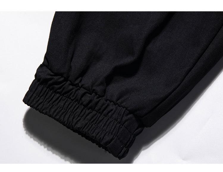 Men's Trendy Hip-Hop Overalls - Autumn/Winter Loose-Fit Harem Cargo Pants