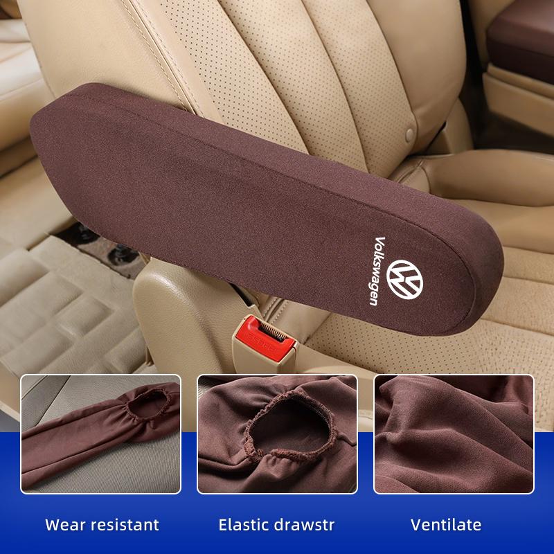 Cup Holders Car Seat Armrest Protector Cover Fabric Elbow Support Case Accessories For Volkswagen VW Scirocco Jetta Beetle Golf