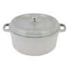 Staub Pot Staub Pico Cocotte Round 26cm Campagne Pot Enamel Pot Rund Brater Blanco Trufa Pico Cocotte Pot Stylish Cookware Kitchen Supplies (White
