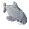 Coollooda Cute Shark Plush Pencil Small Item Makeup Stylish Fluffy Stitched Pencil Korean Large Capacity Animal Zippered Pencil Suitable for