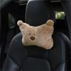 Bear Car Headrest Pillow Car Supplies Waist Cushion New Auto Accessories