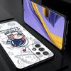 Мультяшный милый чехол для телефона Космонавт для Samsung Galaxy A55 A35 A15 A14 A13 A25 A54 A51 A71 A72 A73 A32 A52 A41 5G Мягкий корпус из ТПУ