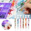 Glitter Diamond Flower Resin Diamond Painting Pen Point Drill Pens Resin Pen Replace Pen Head