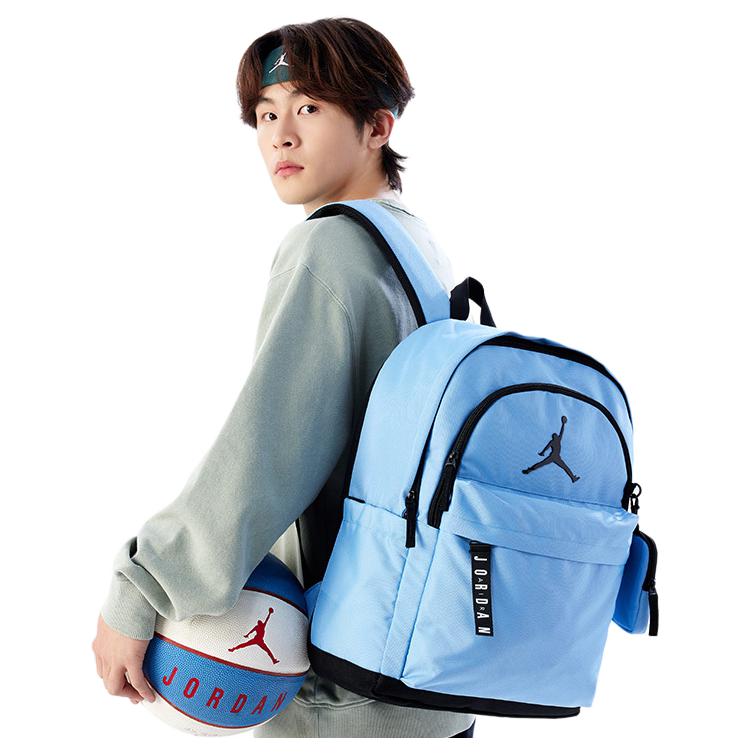 New Jordan Polyester Backpack Unisex Blue JD2513167GS-005