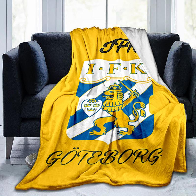 Ifk Lion Crest Emblem Blanket Suitable for Sofas, Beds, Offices, And Camping - Perfect Gift for Halloween Christmas