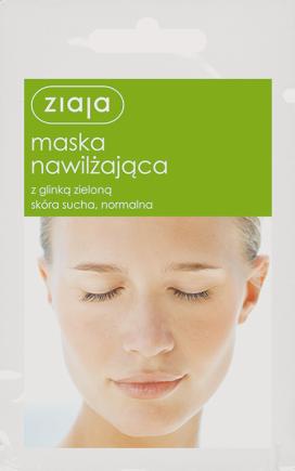 Ziaja Maska Nawilżająca Z Glinką Zieloną 7Ml