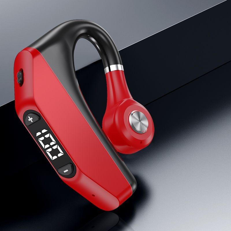 AlongChoice Bluetooth 5.3 Бизнес-наушник Светодиодный цифровой дисплей Гарнитура Объемная музыка Наушники большой емкости Водонепроницаемые