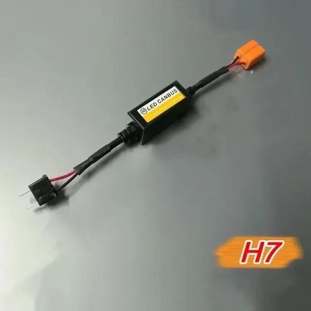 1/4 шт. H1/H4/H7/H11/9005/9006 Автомобильный светодиодный декодер Черный Антимерцающий светодиодный декодер Canbus Устранитель ошибок Автоаксессуар