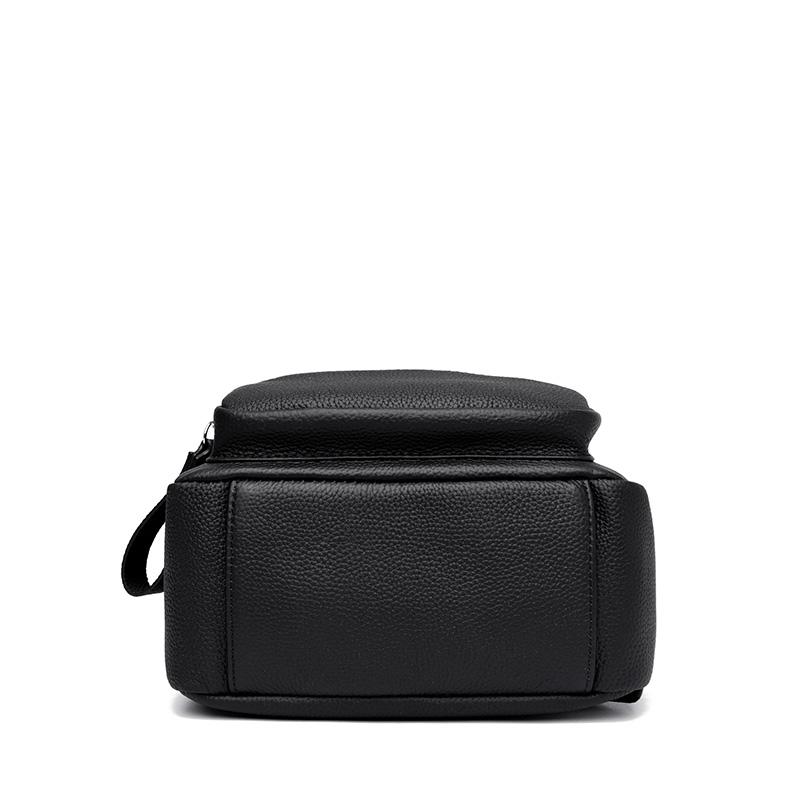 New 2023 Cowhide Female Bag Summer Women 's Backpack Shoulder High-Capacity Ladies Bags Travel Bag Girls Chest Bag