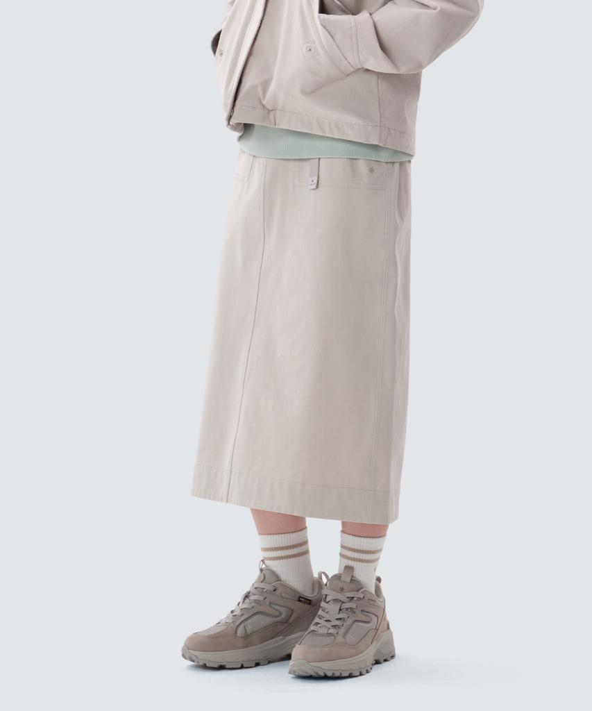 SNOWPEAK APPAREL Юбка Walk Zodiac (S25Zwdsk13) Светло-бежевый