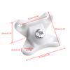 10 Pcs Butterfly Corner Code with Screw Removable Corner Brace Plastic Right Angles Brackets Furniture Hardware Durable