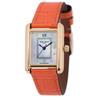 Женские часы Michel Jourdan MJ-7100 с бриллиантами и жемчугом на солнечной батарее (оранжевый)
