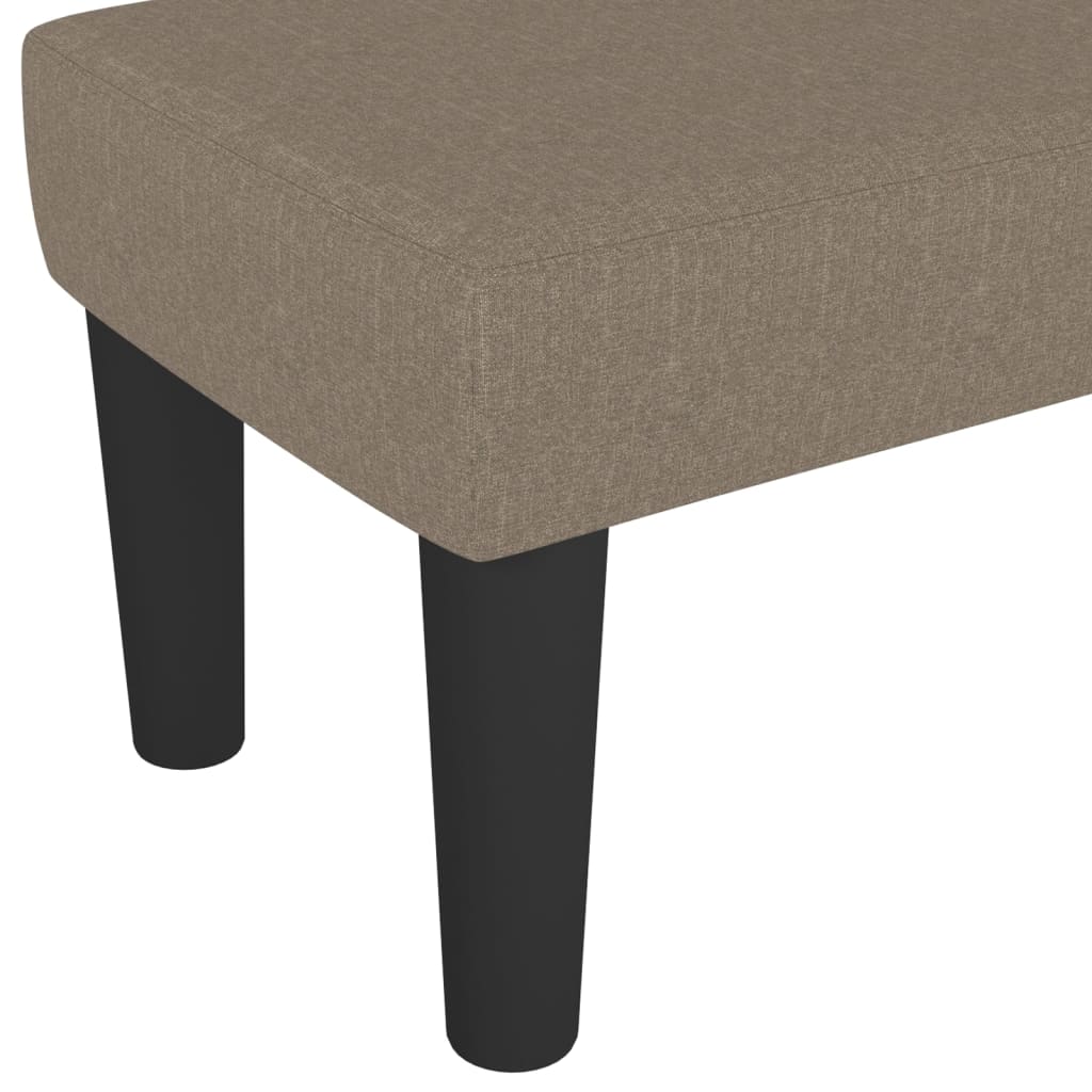 Vidaxl Ławka, Taupe, 100X30X30 Cm, Tapicerowana Tkaniną