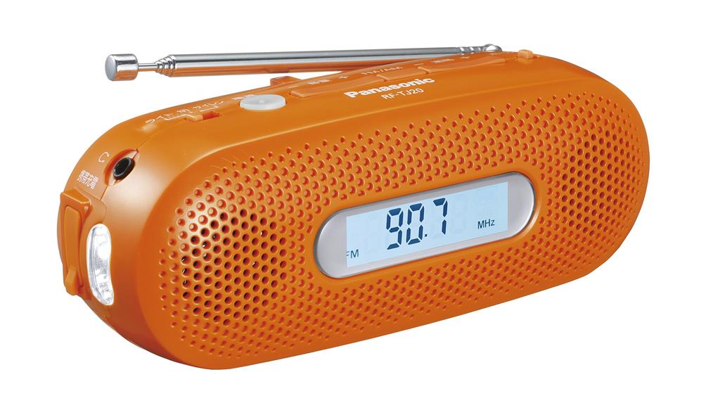 Радиоприемник Panasonic 2-диапазонный оранжевый FM-AM RF-TJ20-D