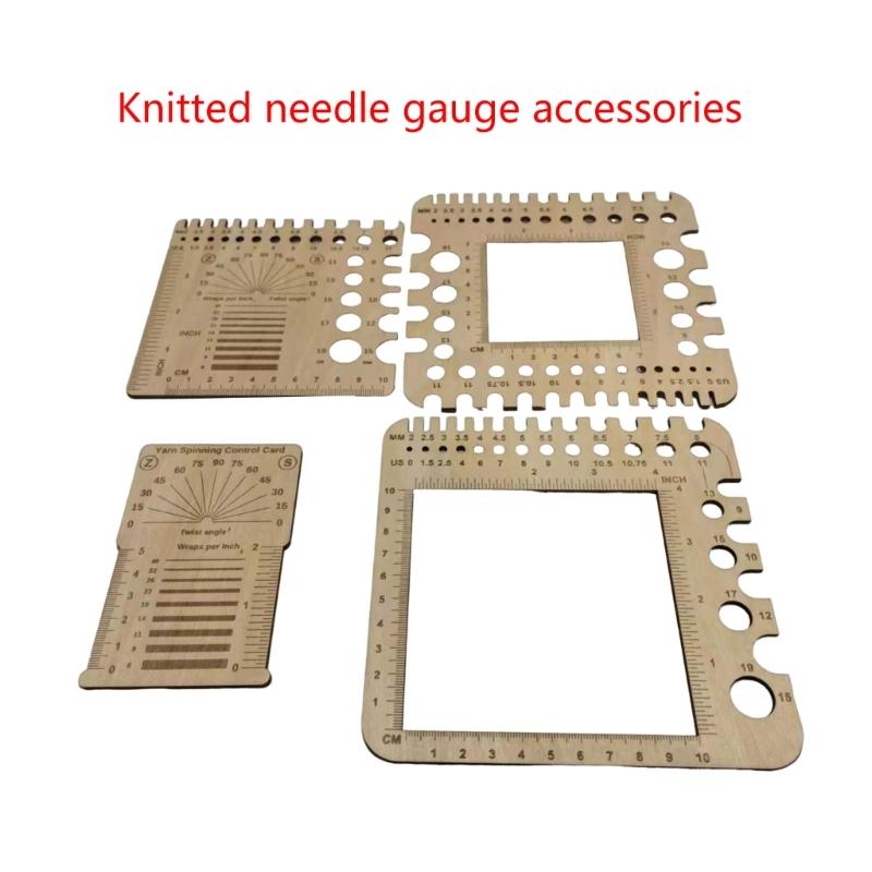 Деревянная линейка для вязания, измеритель спиц, деревянная линейка для вязальных спиц, измеритель пряжи для вязания крючком, измеритель плотности вязания, инструмент для измерения вязальных спиц