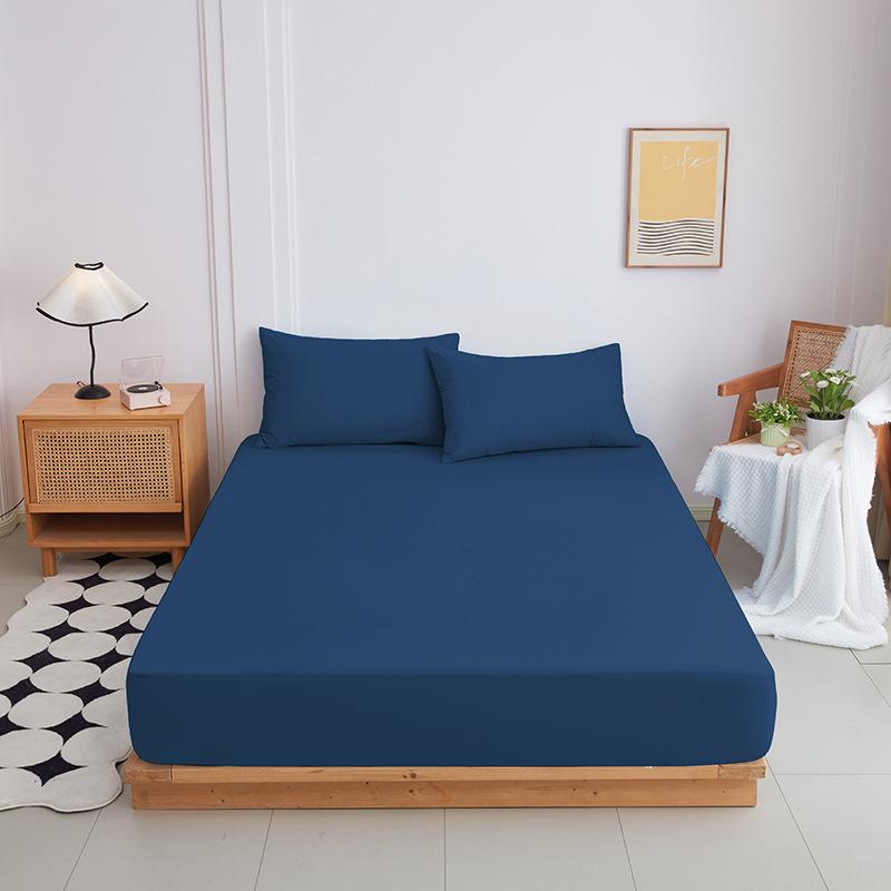 Хлопковая натяжная простыня Двуспальная Queen King Size Чехлы для матраса с резинками 600TC Хлопковая натяжная простыня Чехол для матраса с резинкой