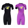 Kids 2.5mm Neoprene Wetsuit Short Sleeve Full Body Swimwear Snorkeling Surfing Swimming Warmth Protection