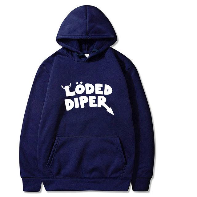 Женская толстовка с длинными рукавами LODED DIPER DIARY OF A WIMP KID, осенняя флисовая толстовка с буквенным принтом, женская уличная толстовка в стиле Харадзюку, женская одежда