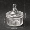 Transparent Glass Jar Storage Jar Wedding Candy Jar Wax Jar Glassware With Lid Spot Jewelry Boxes