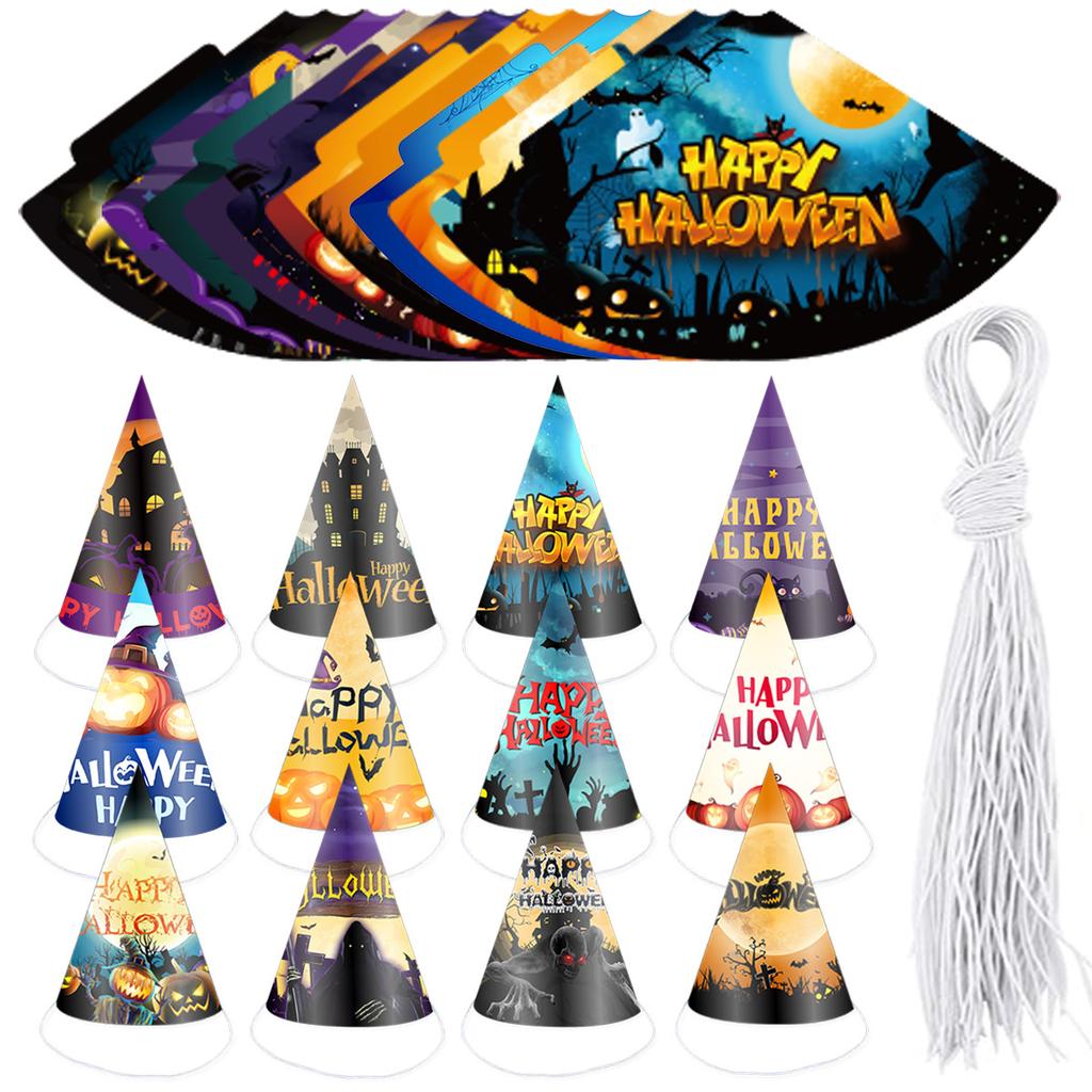Halloween Ghost Costume Party Decoration Party Hat Pumpkin Ghost Funny Glasses Photo Props